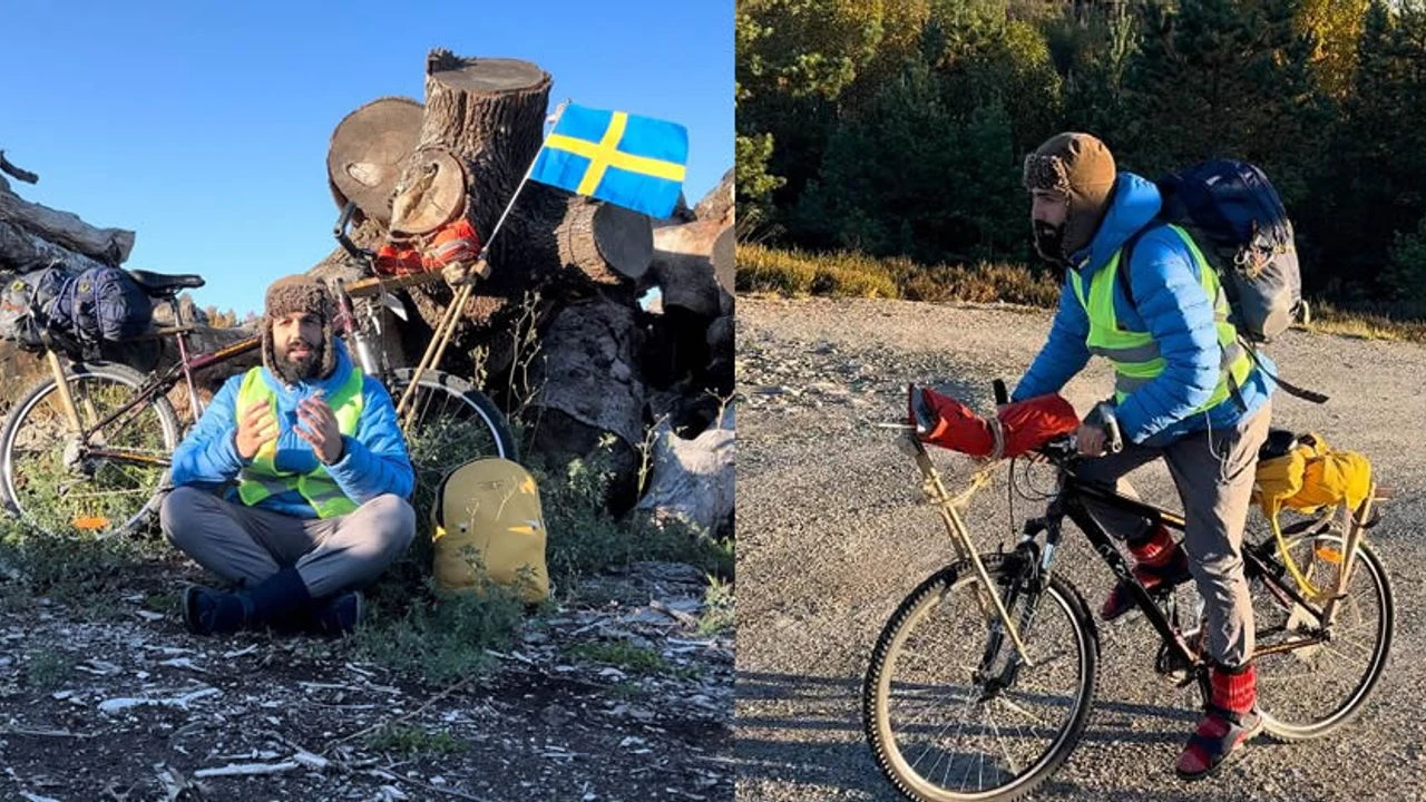 Bir Azərbaycan türkünün Skandinaviya ölkələrinə pedal səyahəti